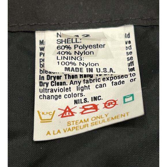 Nils Ski Vest Womens Size 12 Cherry Red Quilted Nylon Apres Vintage Full Zip - Picture 7 of 7